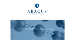 Desktop Screenshot of abacus-patent.com
