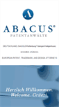 Mobile Screenshot of abacus-patent.com